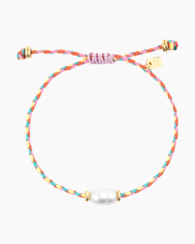 Pura Vida Masi Friendship Cord Bracelet with Pearl