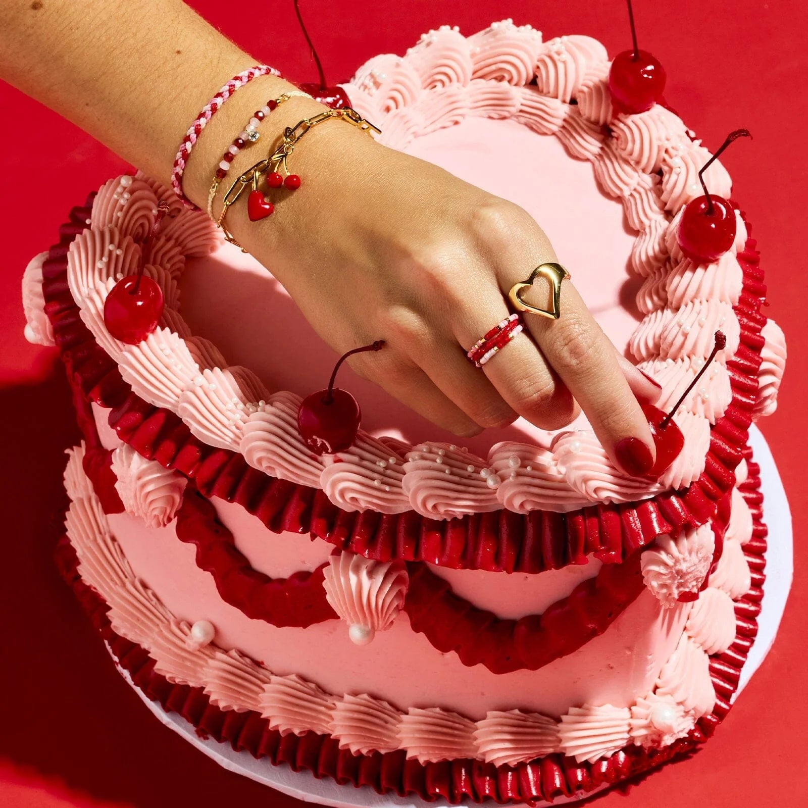 Pura Vida Mini Braided Bracelet - Love You More