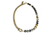 Rachel Nathan - Shackle Single: Rutilated Quartz Necklace (Limited Edition)