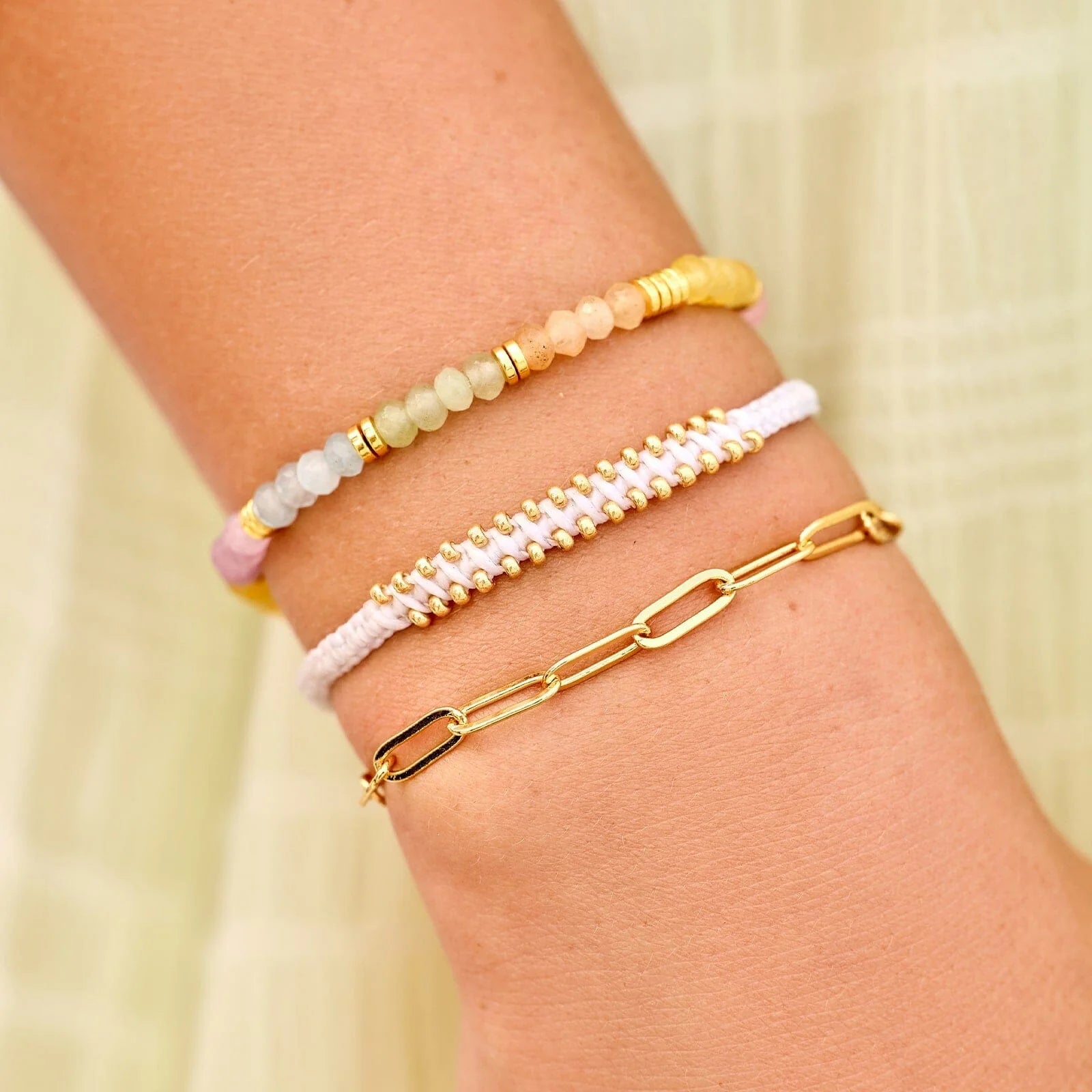 Pura Vida Ombre Rainbow Stretch Bracelet