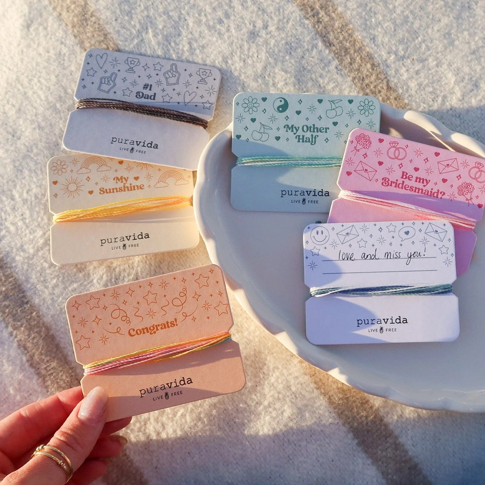 Pura Vida - Write Your Own Bracelet Card