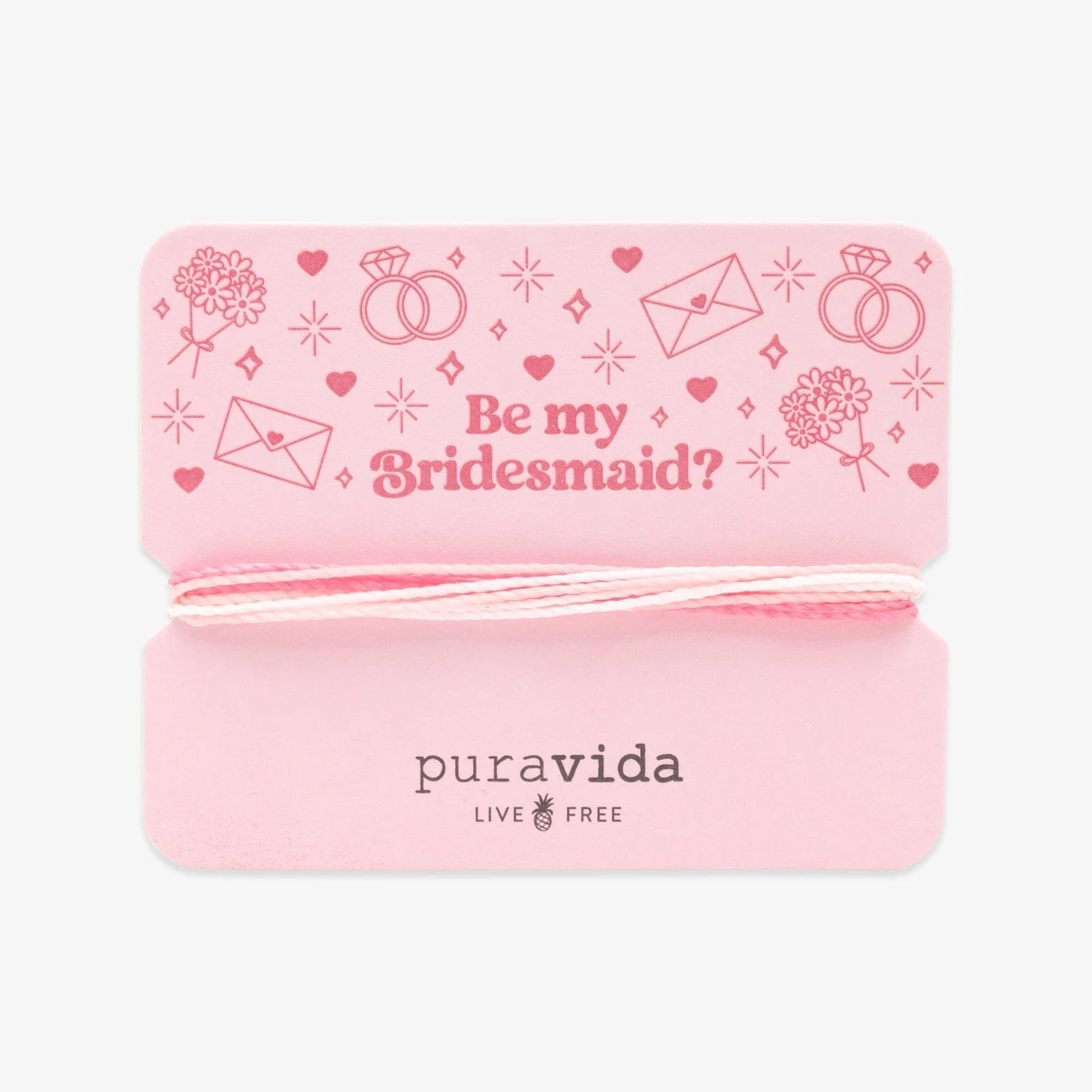 Pura Vida - Bridesmaid Bracelet Card