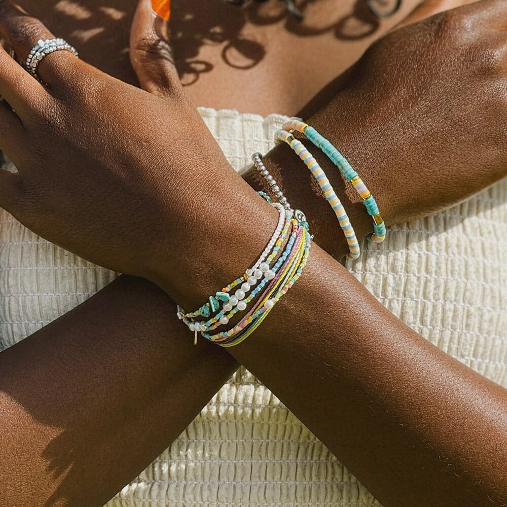 Pura Vida Stage Lights Stretch Bracelet 3 Pack