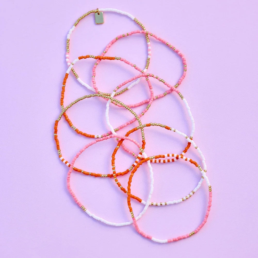 Pura Vida Warm Breeze Stretch Bracelet Set of 8