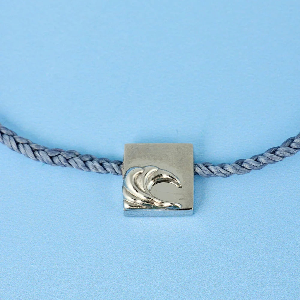Pura Vida Surfrider Wave Charm Bracelet
