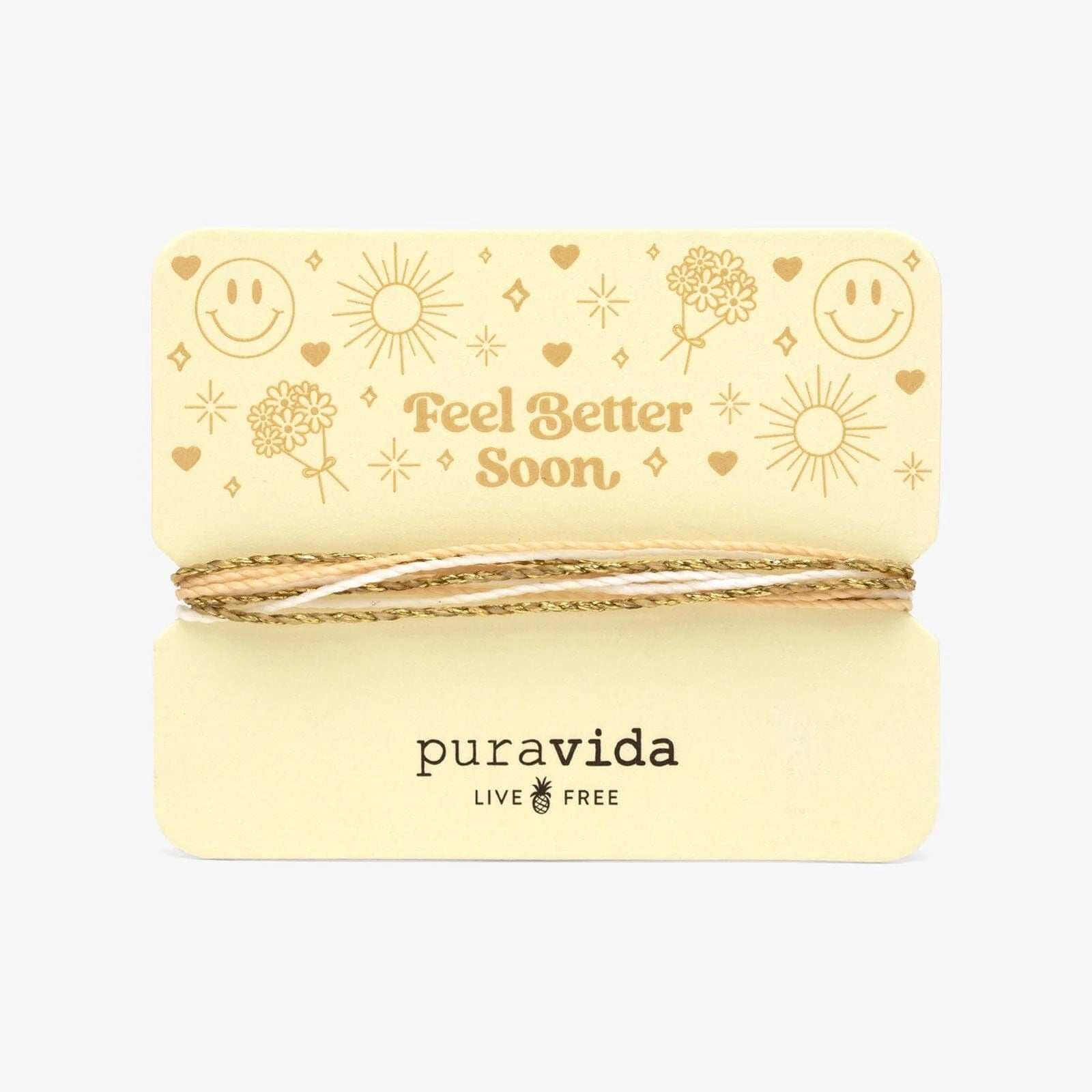 Pura Vida - Feel Better Soon Bracelet Card