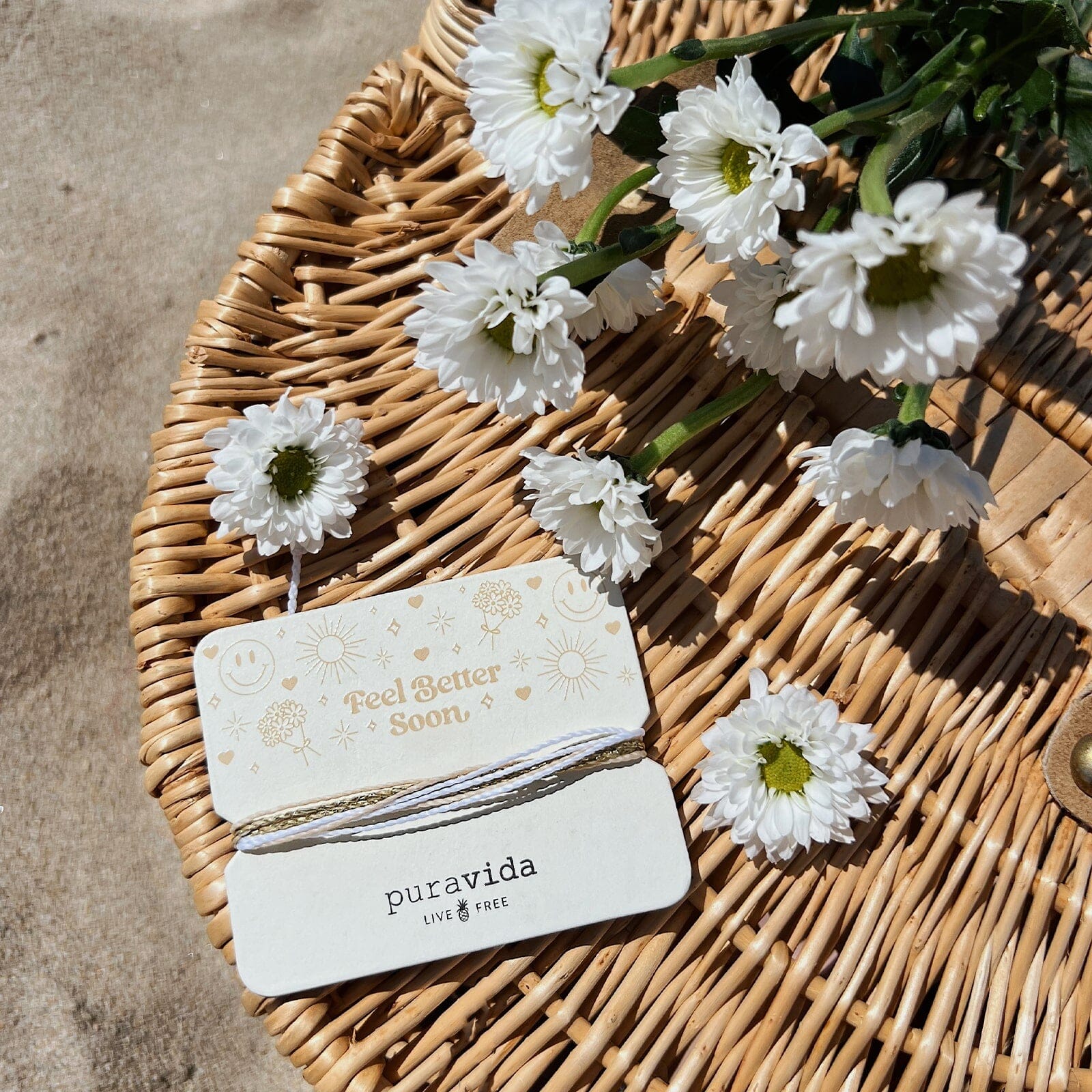 Pura Vida - Feel Better Soon Bracelet Card
