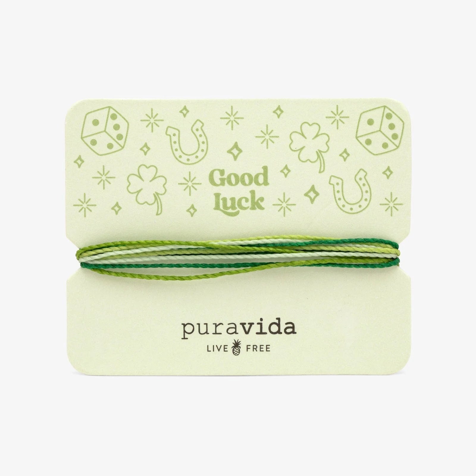 Pura Vida - Good Luck Bracelet Card