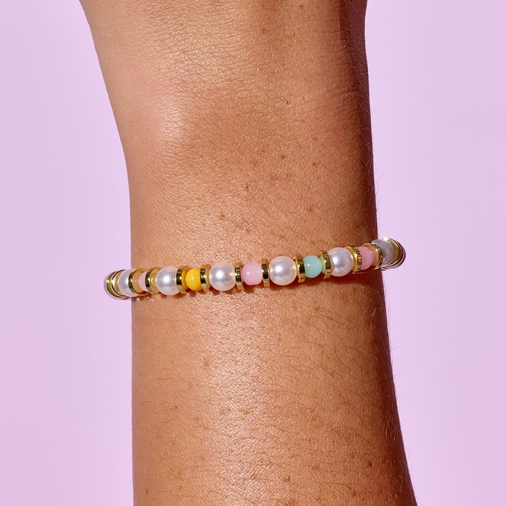 Pura Vida Headliner Pearl Stretch Bracelet