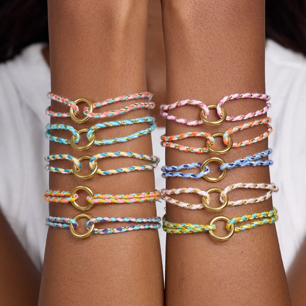 Pura Vida - Friendship Ring Bracelet - SKY