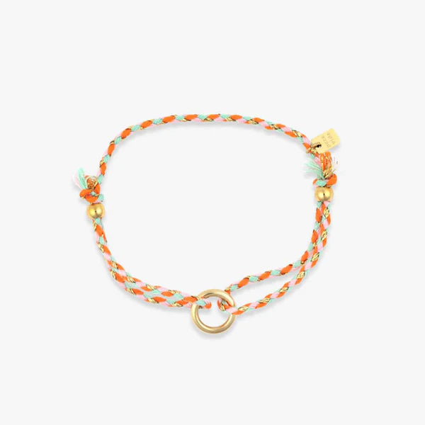 Pura Vida - Friendship Cord Bracelet - Creamsicle