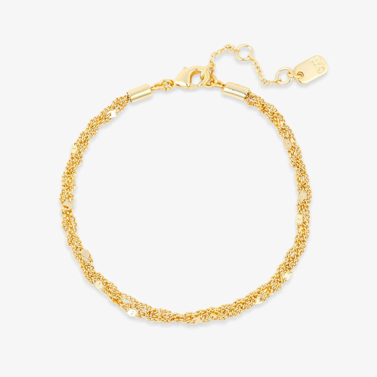 Pura Vida - Layered Twisted Rope Chain Bracelet - Gold