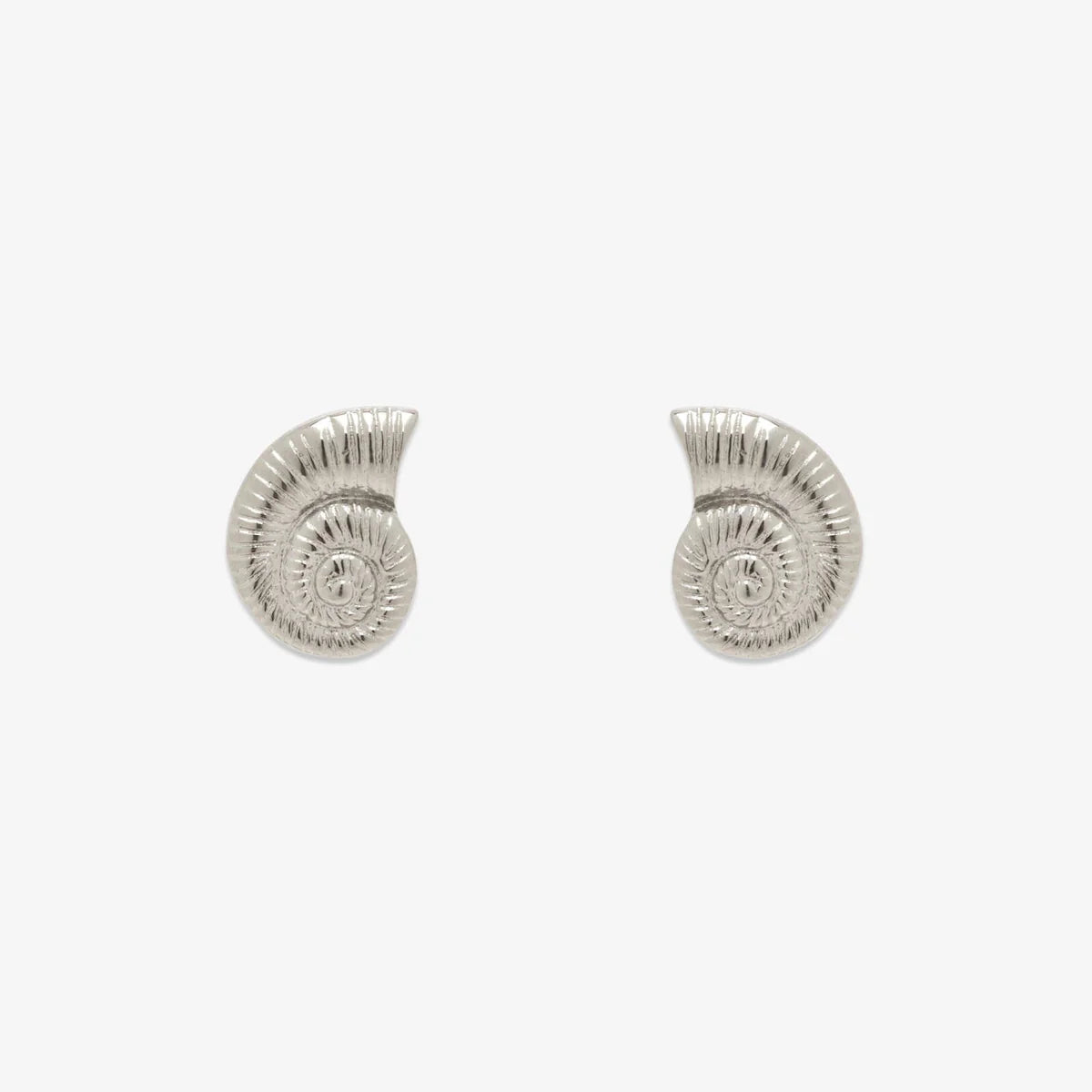 Pura Vida - SeaShell Stud Earrings - Silver