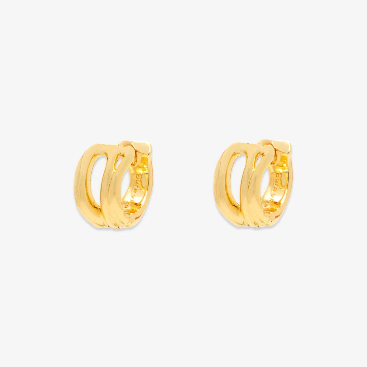 Pura Vida -Palma Huggies Earrings - Gold
