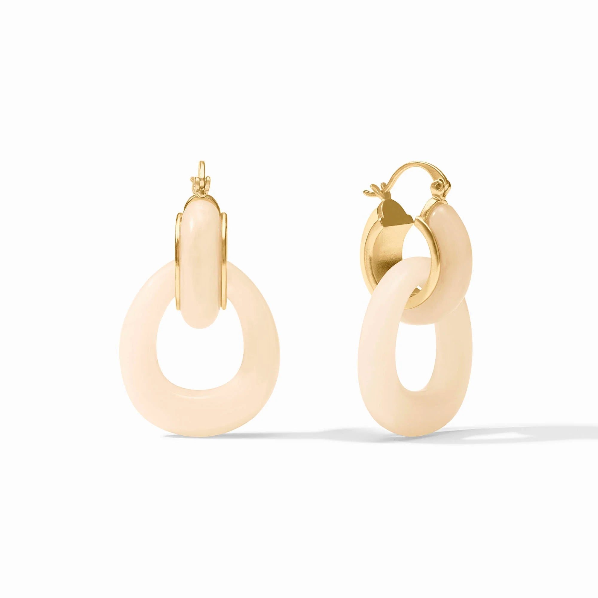 Julie Vos - Amalfi 2-in-1 Earring - Ivory