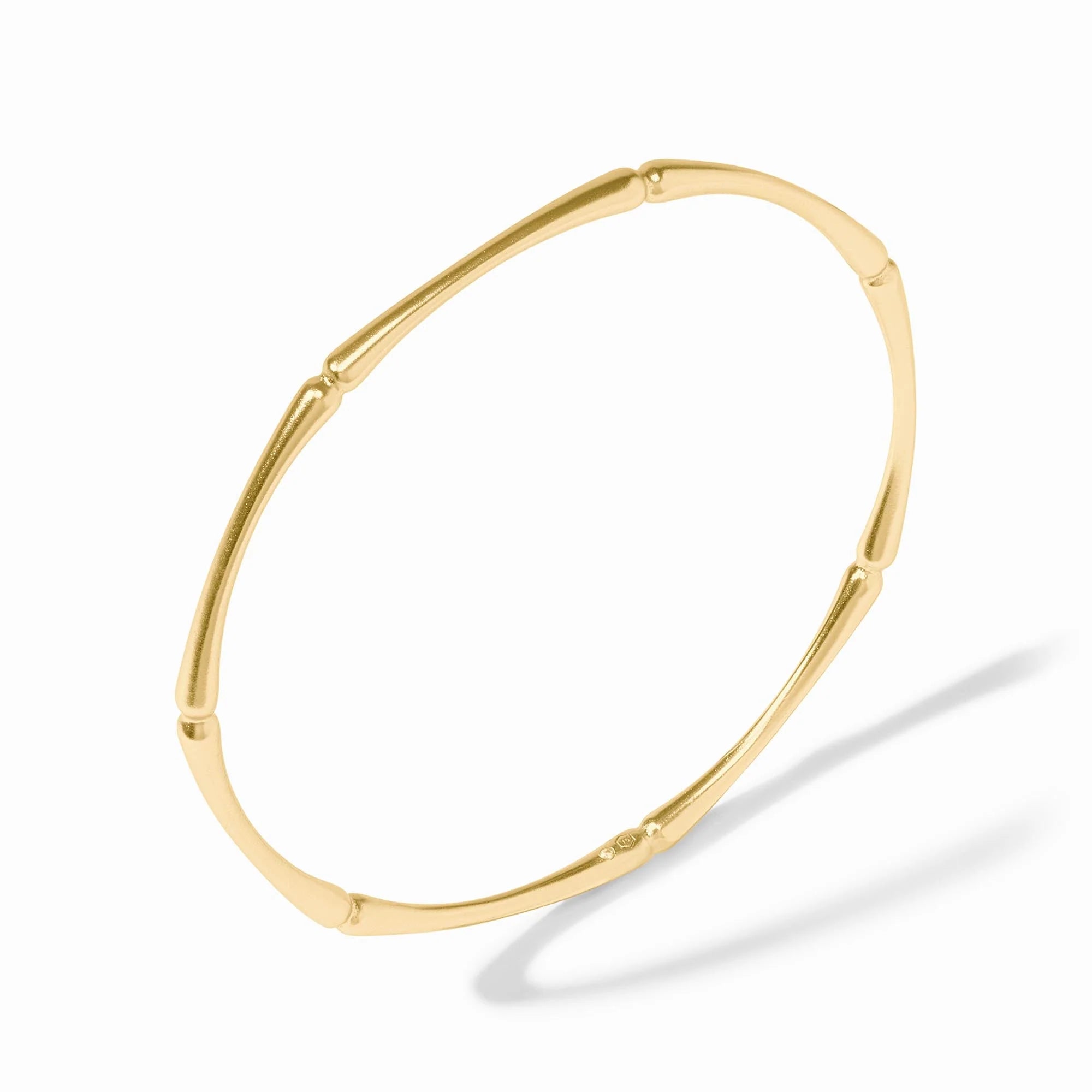 Julie Vos Bamboo Bangle - Gold - Large
