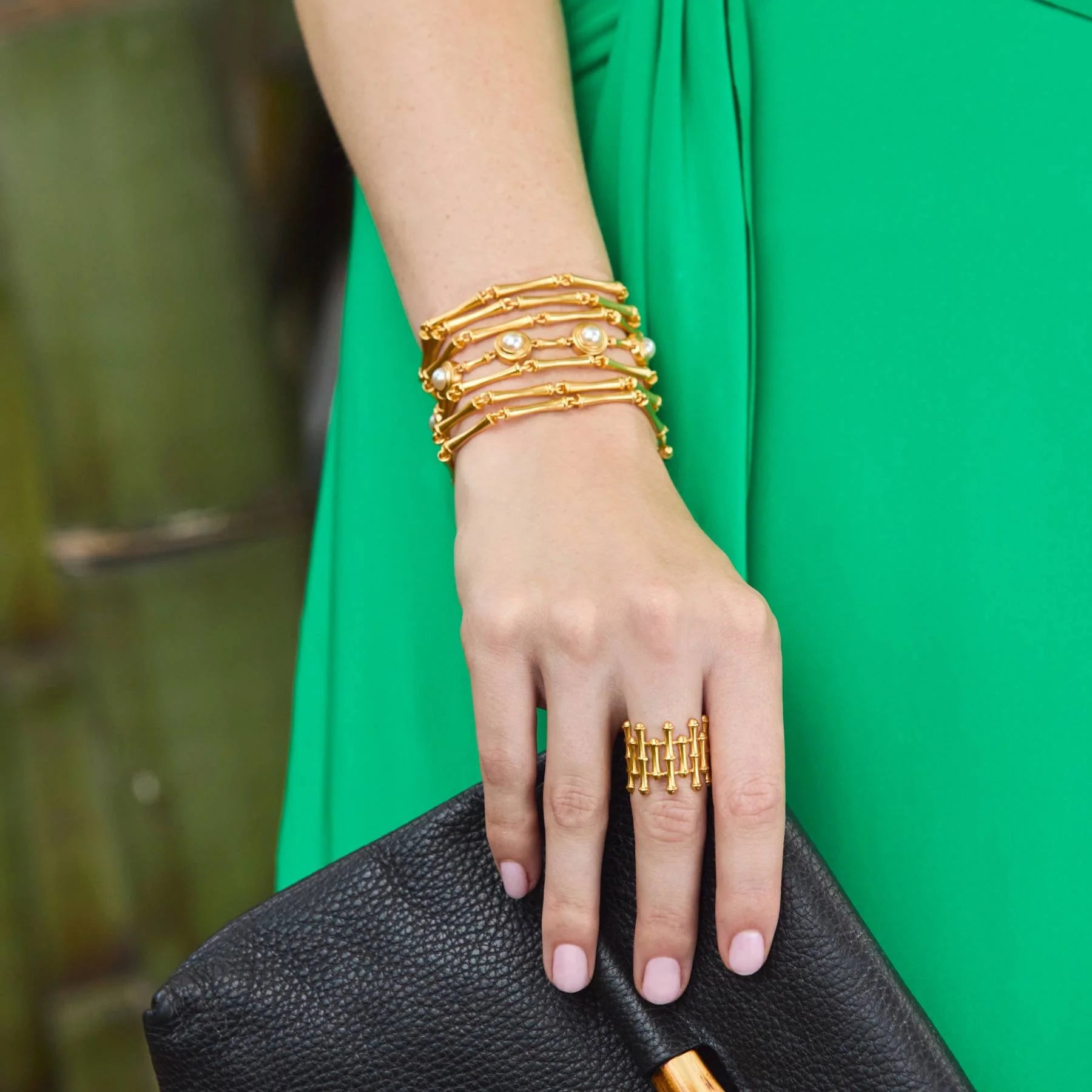 Julie Vos - Bamboo Bracelet - Gold