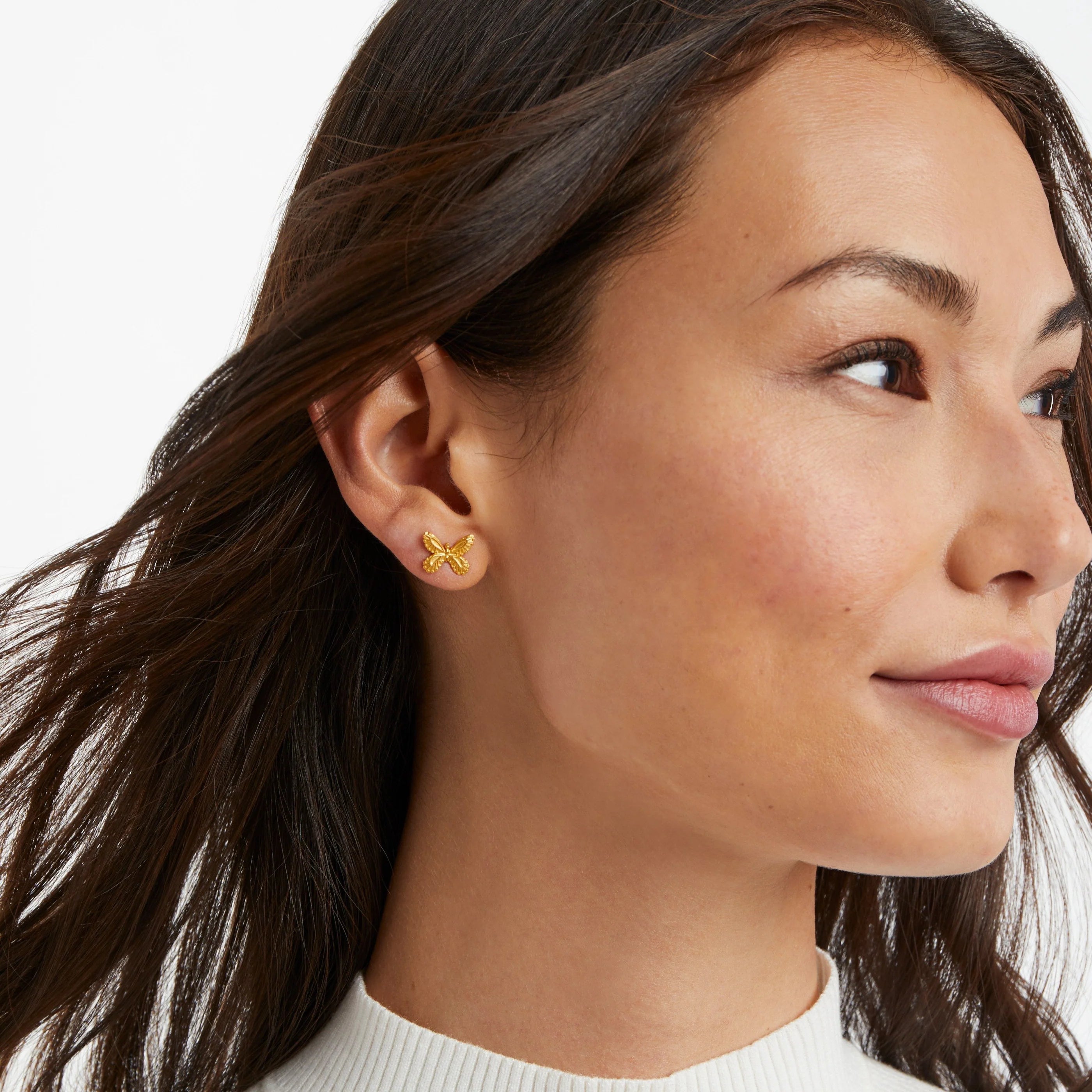 Julie Vos Butterfly Stud - Gold