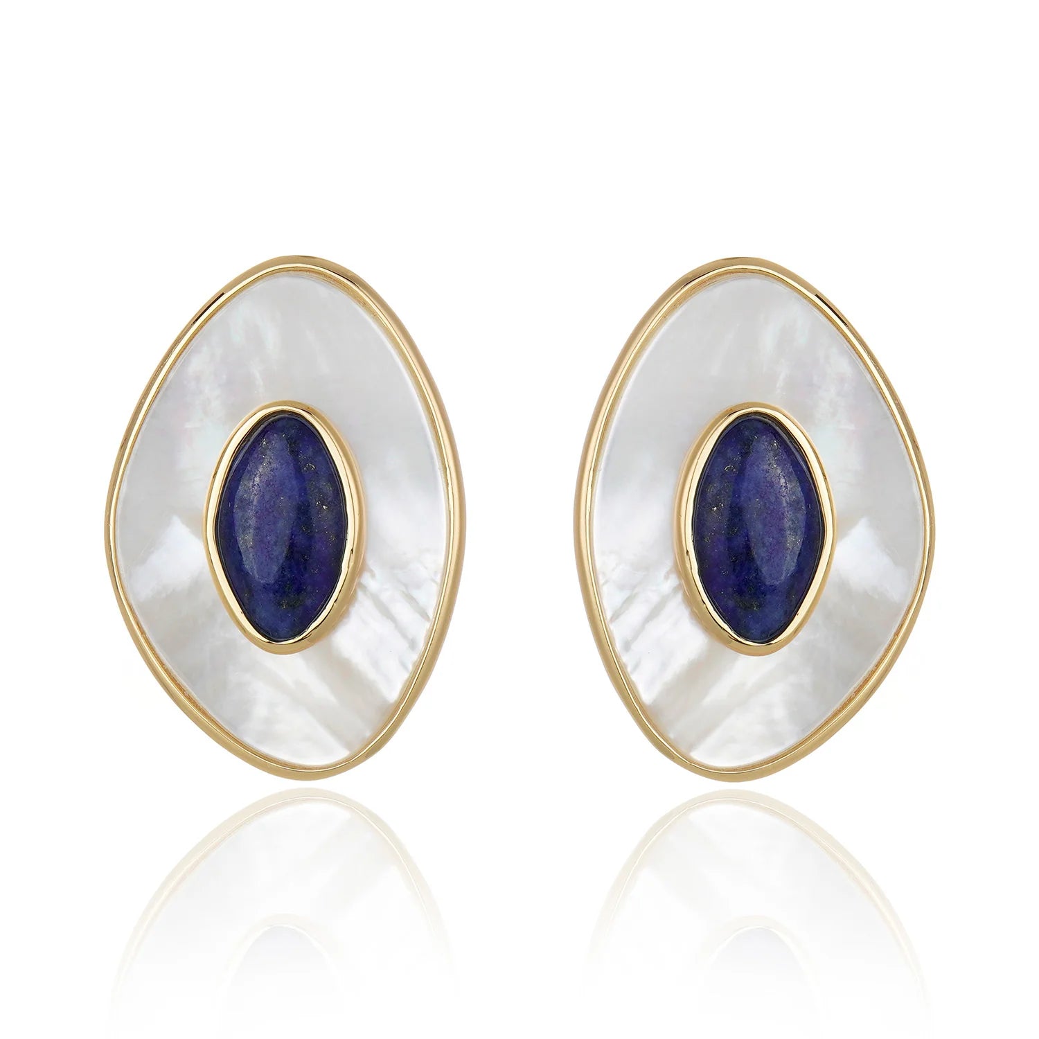Cristina Sabatini Poet Earring - Mother of Pearl