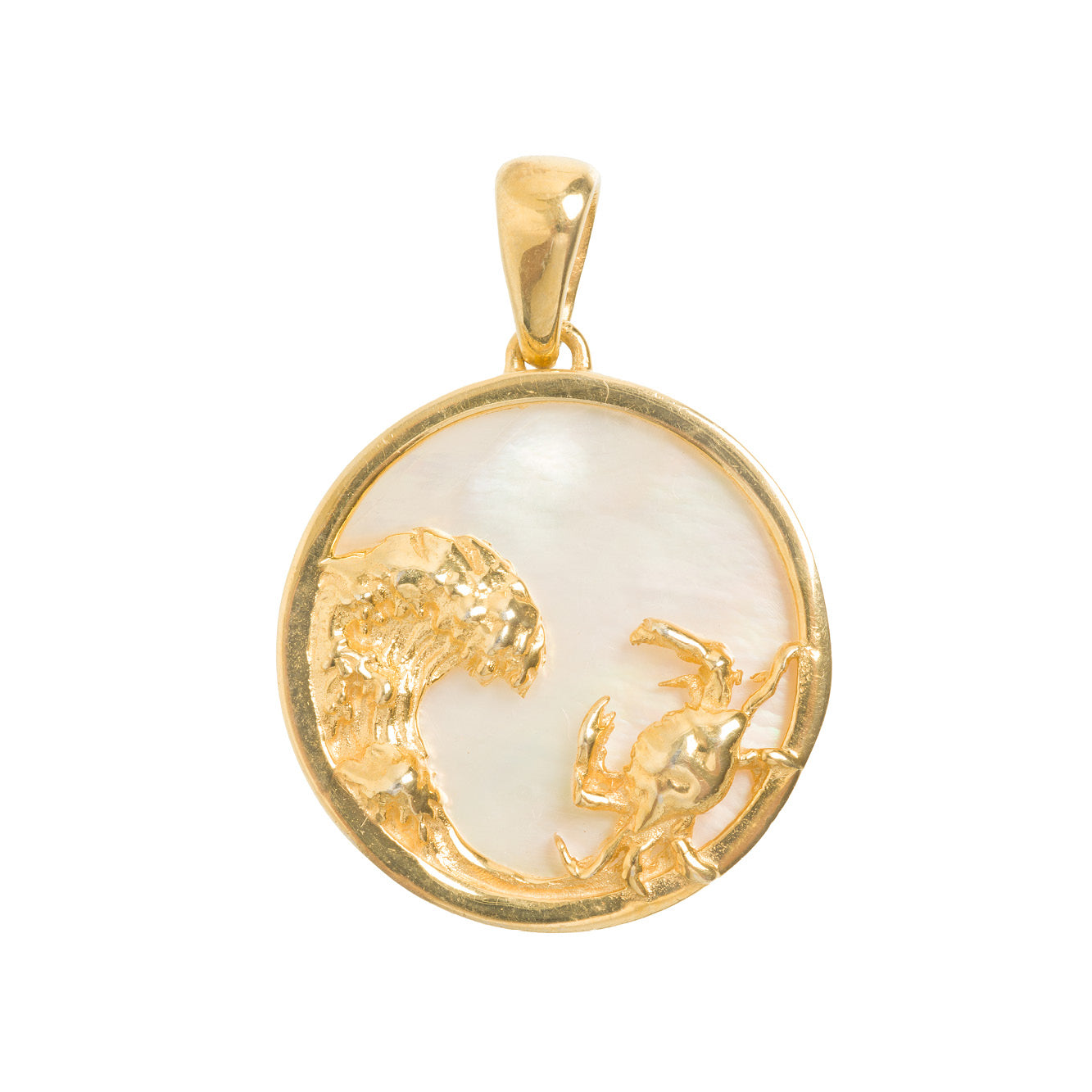 Freya Rose - Cancer, Gold Zodiac Charm