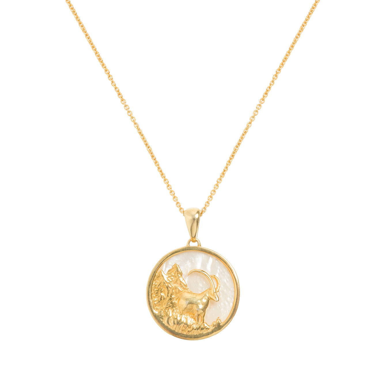 Freya Rose - Capricorn, Gold Zodiac Charm