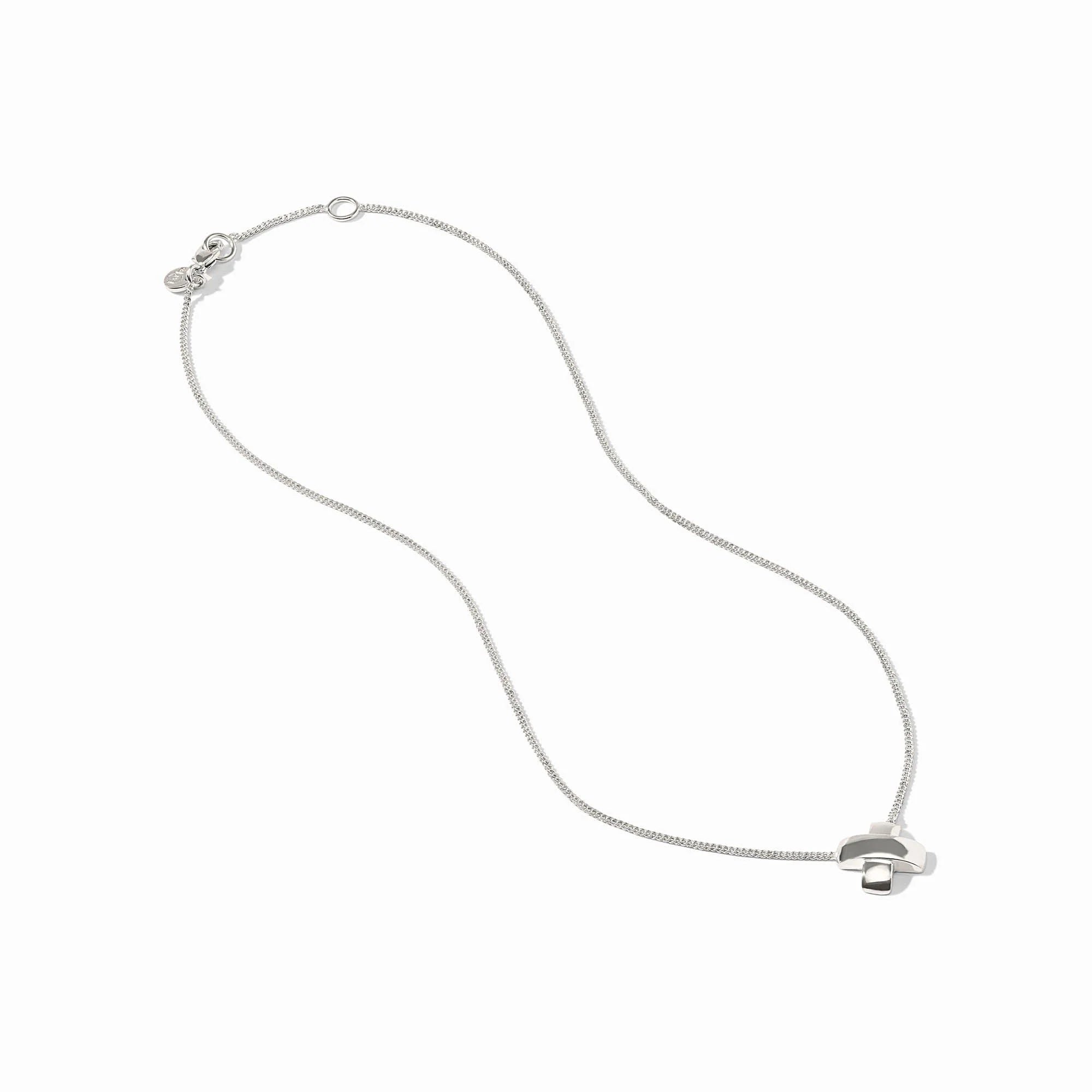 Julie Vos Catalina X Delicate Necklace - Silver