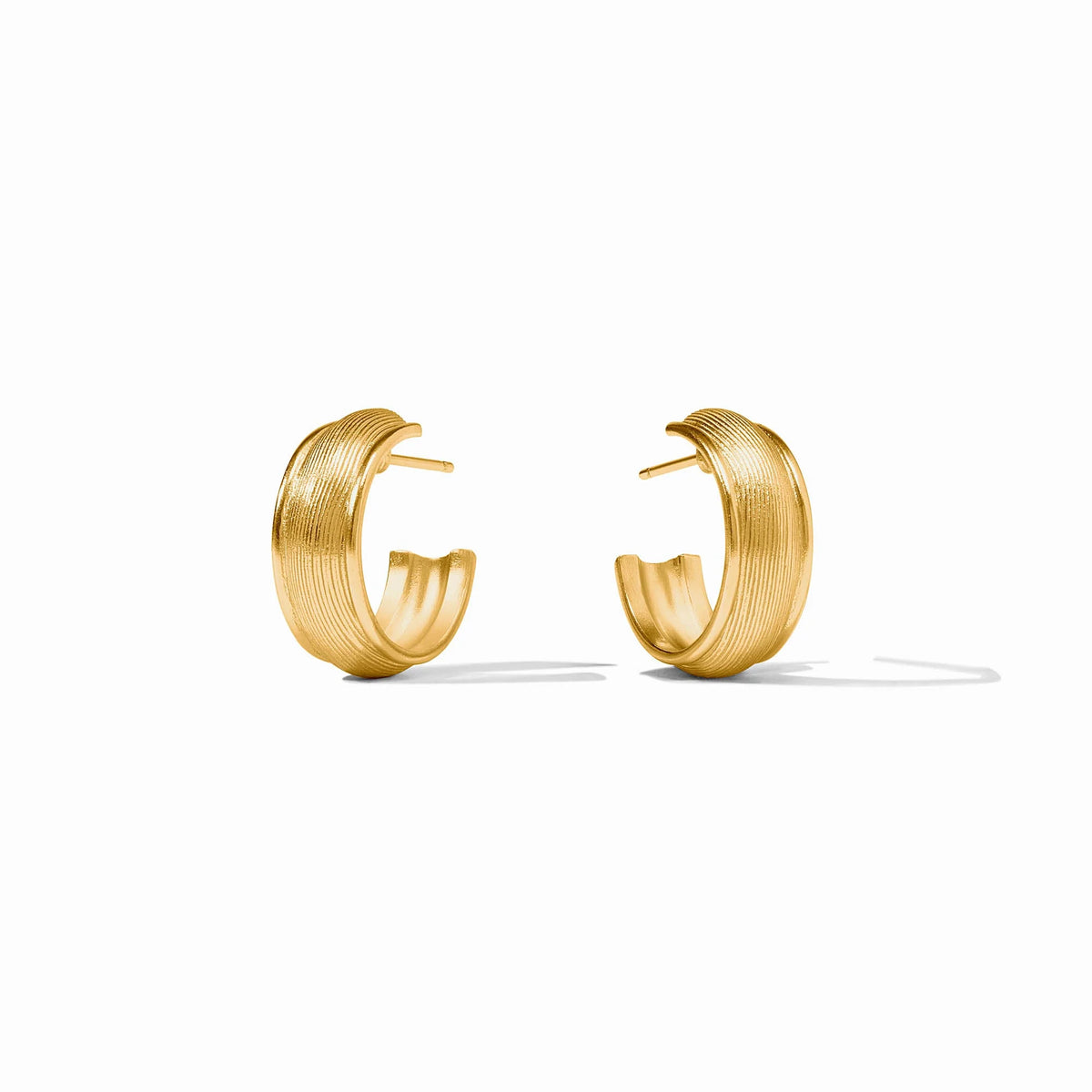 Julie Vos - Cobblestone Hoop - Gold Small
