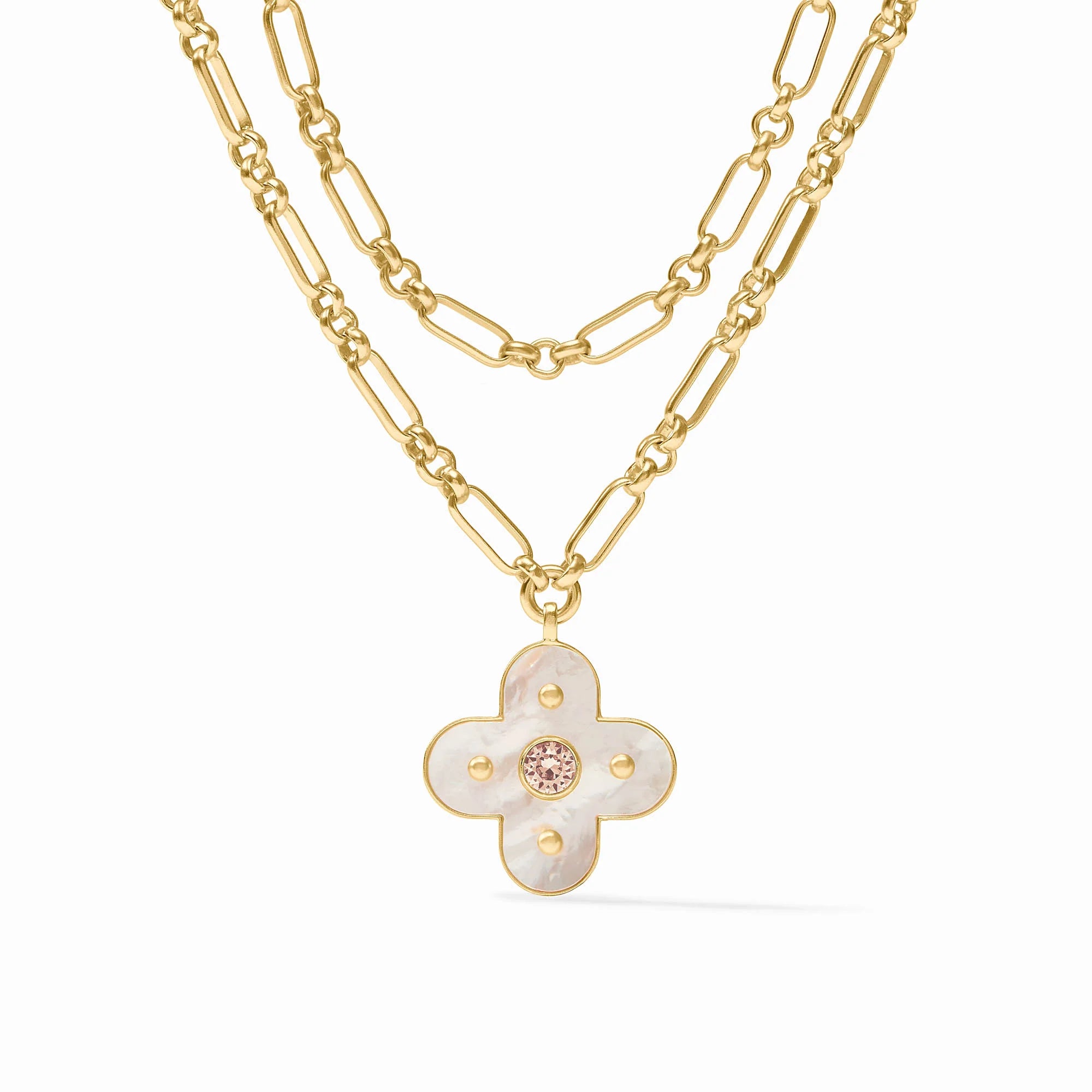 Julie Vos - Colette Statement Necklace - Champagne