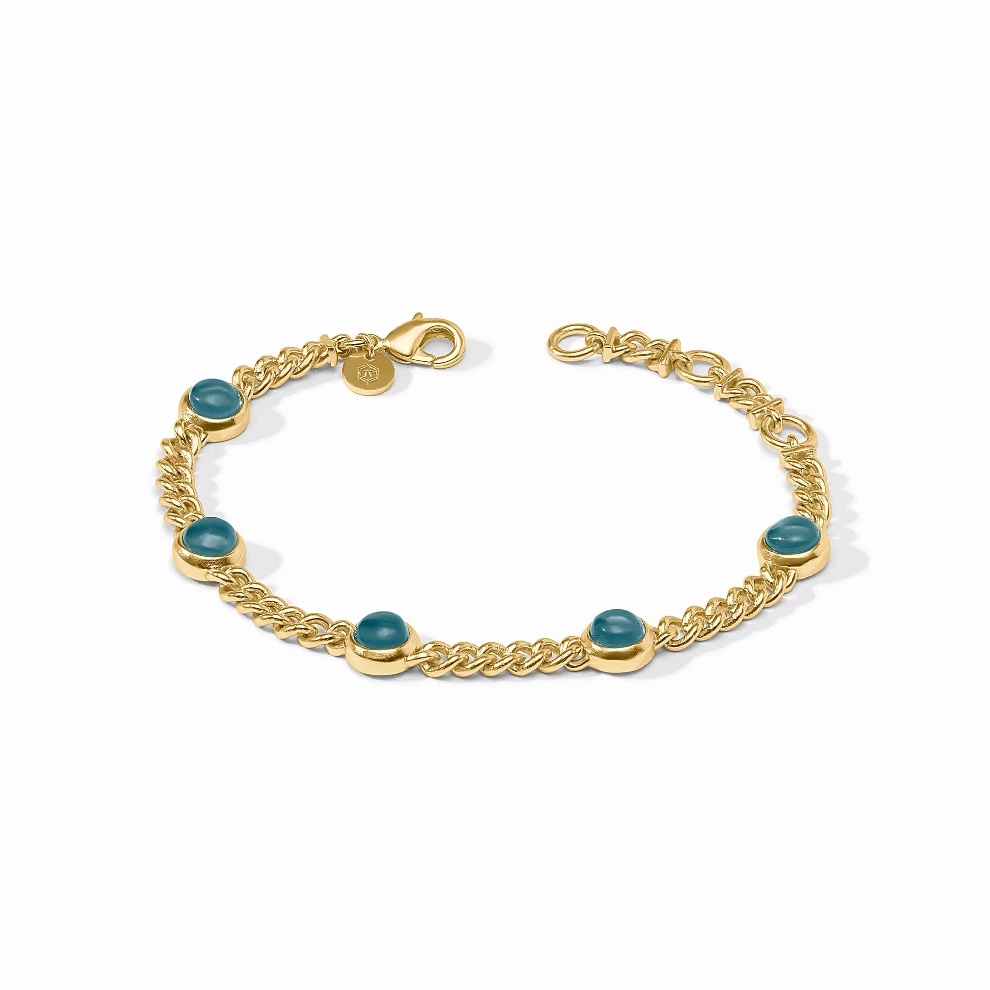 Julie Vos Dolce Delicate Bracelet - Iridescent Montana Blue