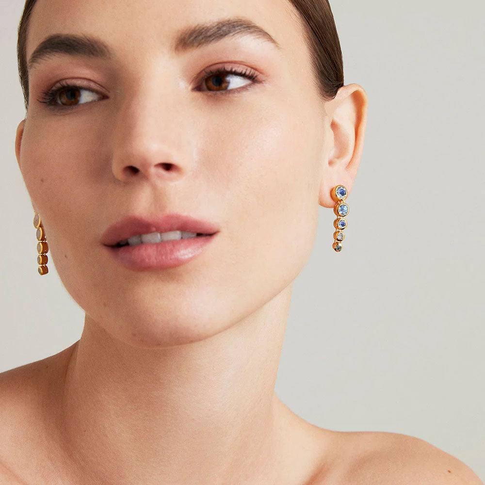 Dean Davidson Cascade Statement Drop Earrings - Rainbow Moonstone