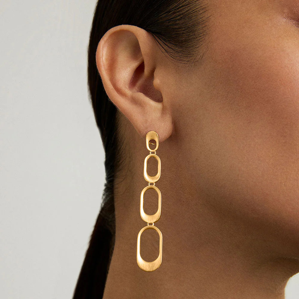 Dean Davidson Bleecker Statement Drop Earrings - Gold