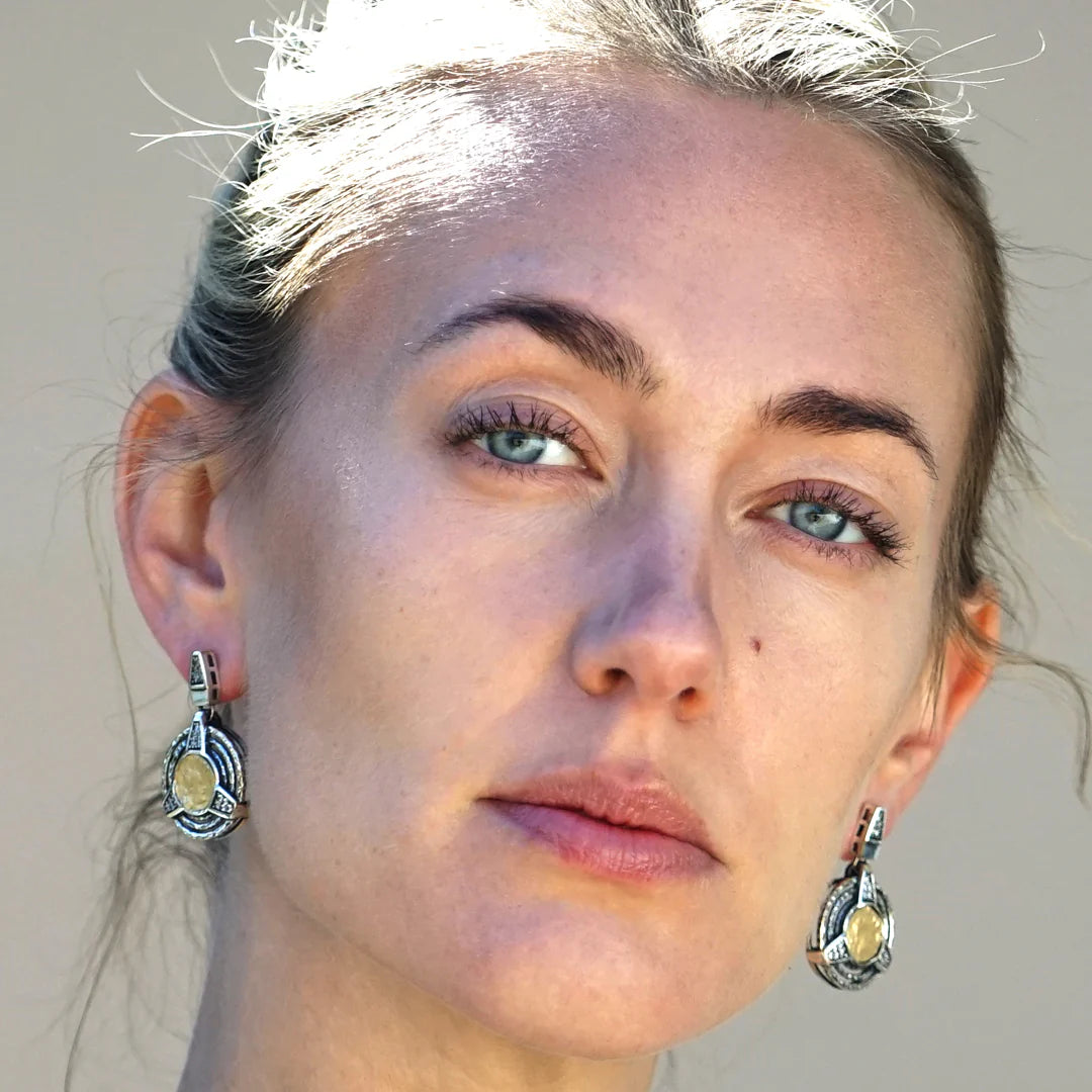 Tat 2 Designs - Vintage Silver Morro Coin Earrings