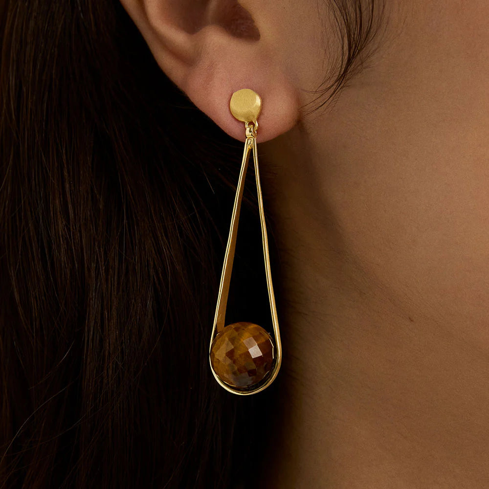 Dean Davidson Ipanema Earrings - Tiger's Eye