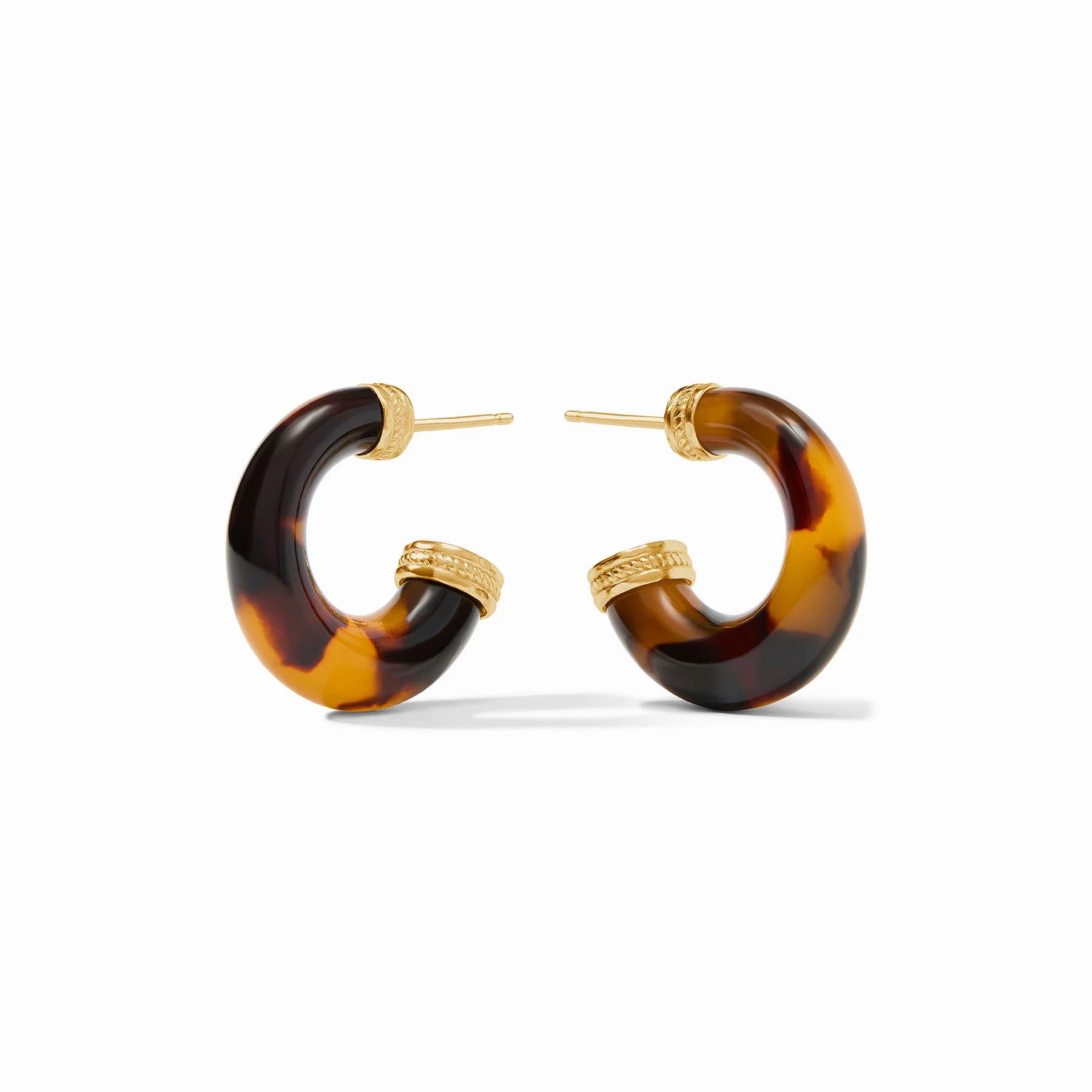 Julie Vos Madison Statement Hoop Tortoiseshell - Small