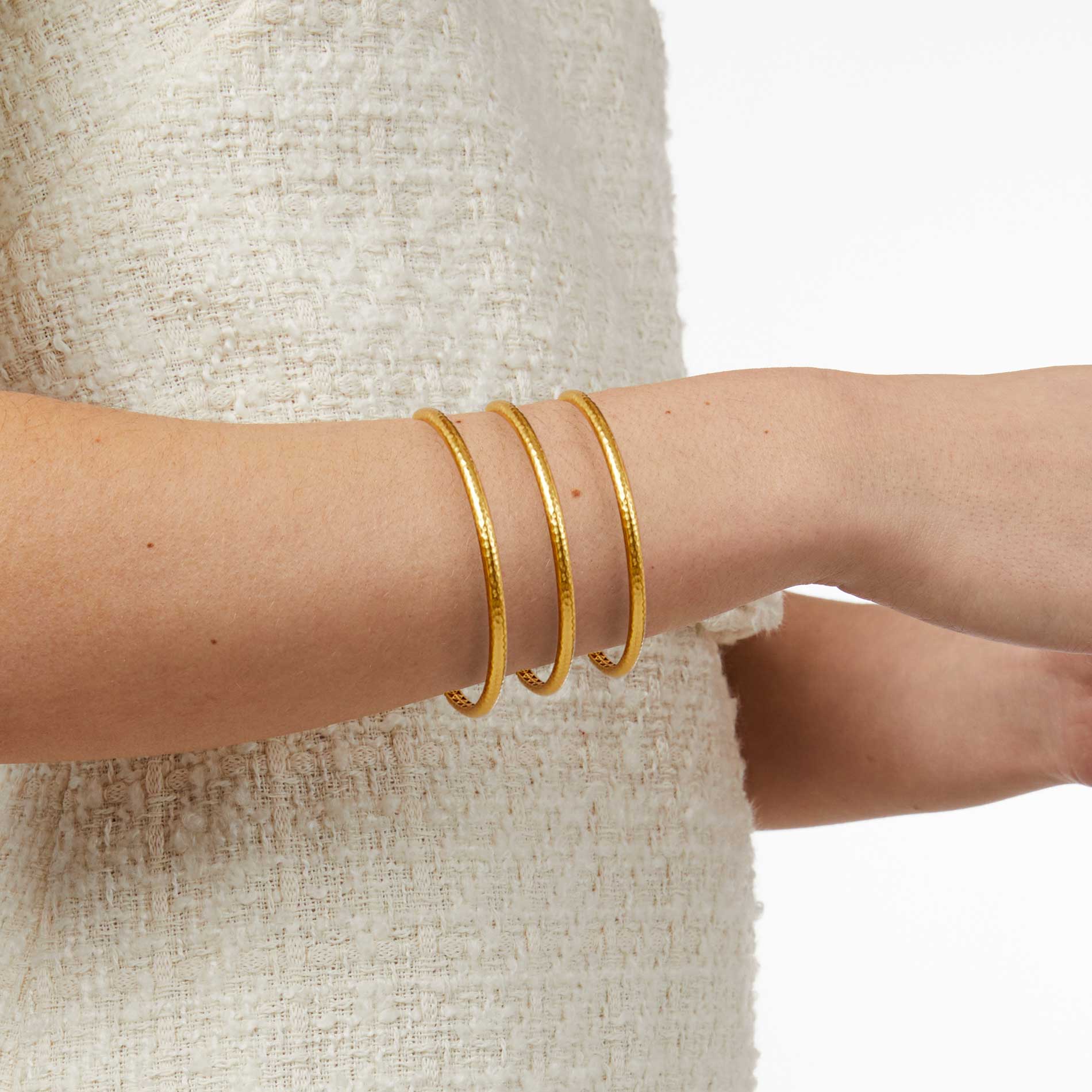 Julie Vos - Havana Demi Bangle - Gold (Medium)