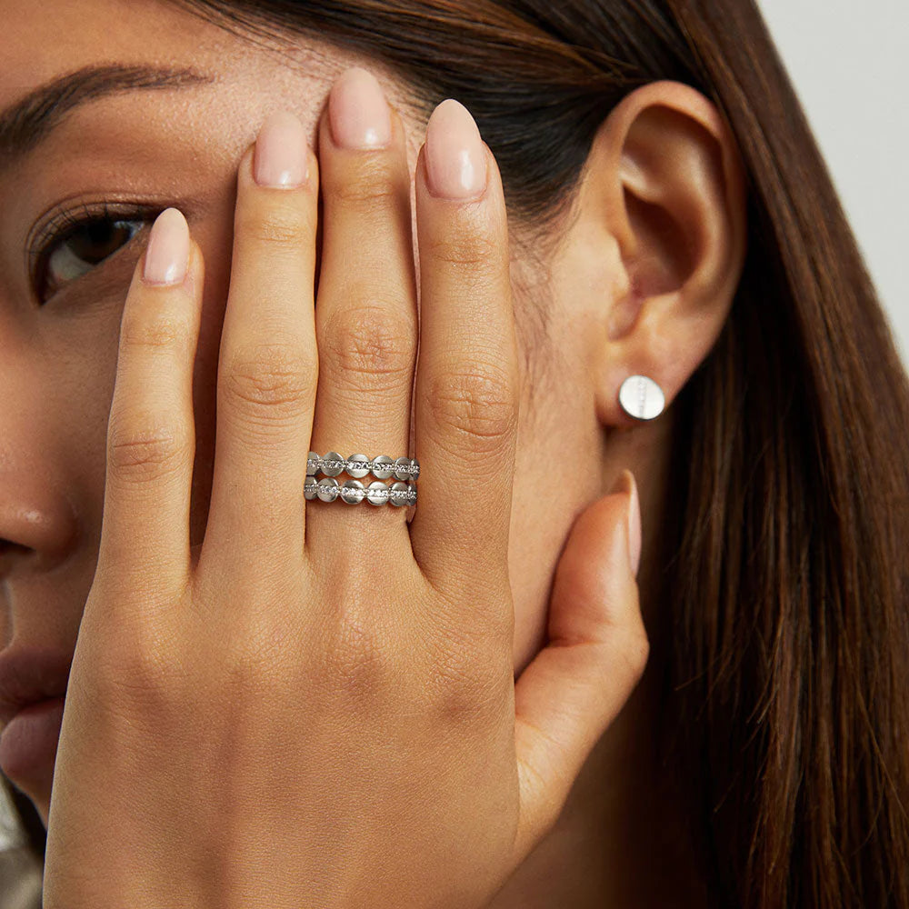 Dean Davidson Petit Pavé Stacking Ring - Size 6