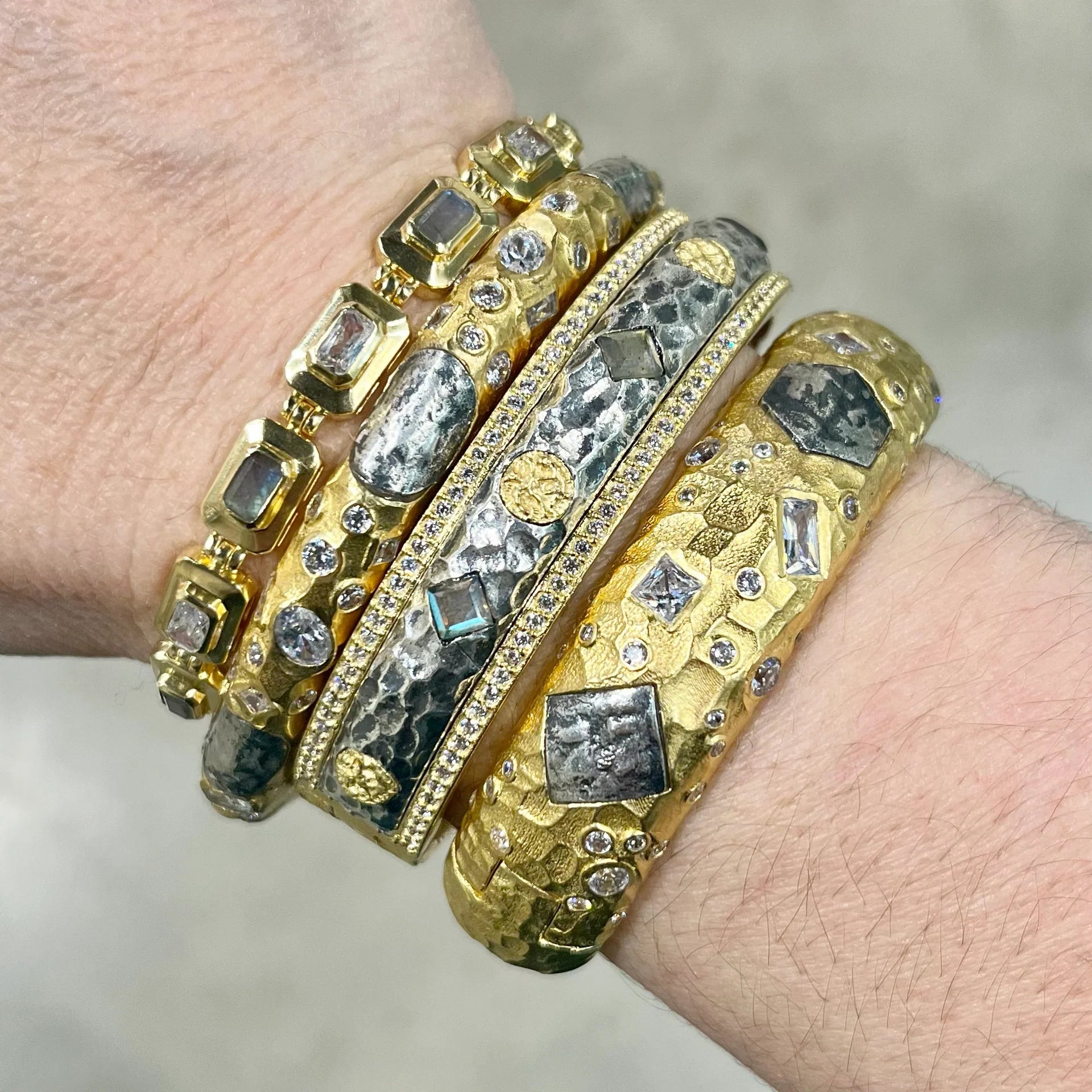 Tat 2 Designs - Gold Cela Bangle