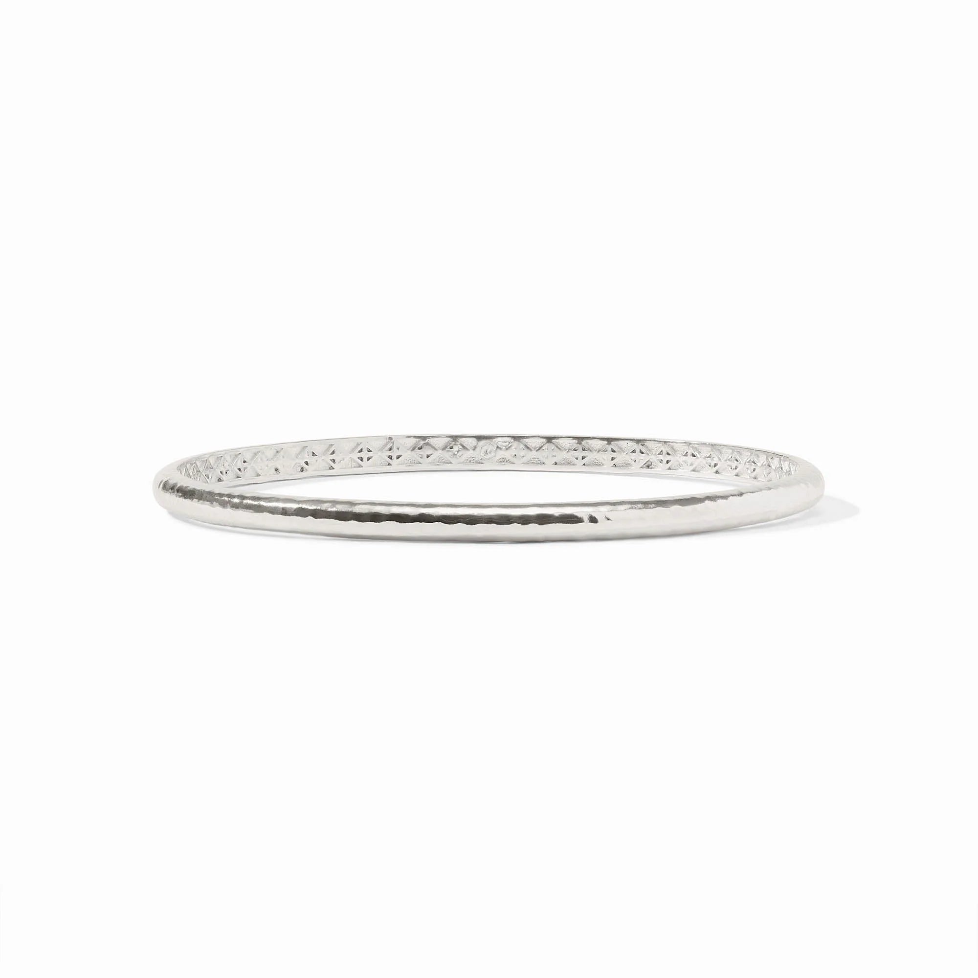 Julie Vos - Havana Demi Bangle - Silver - Small