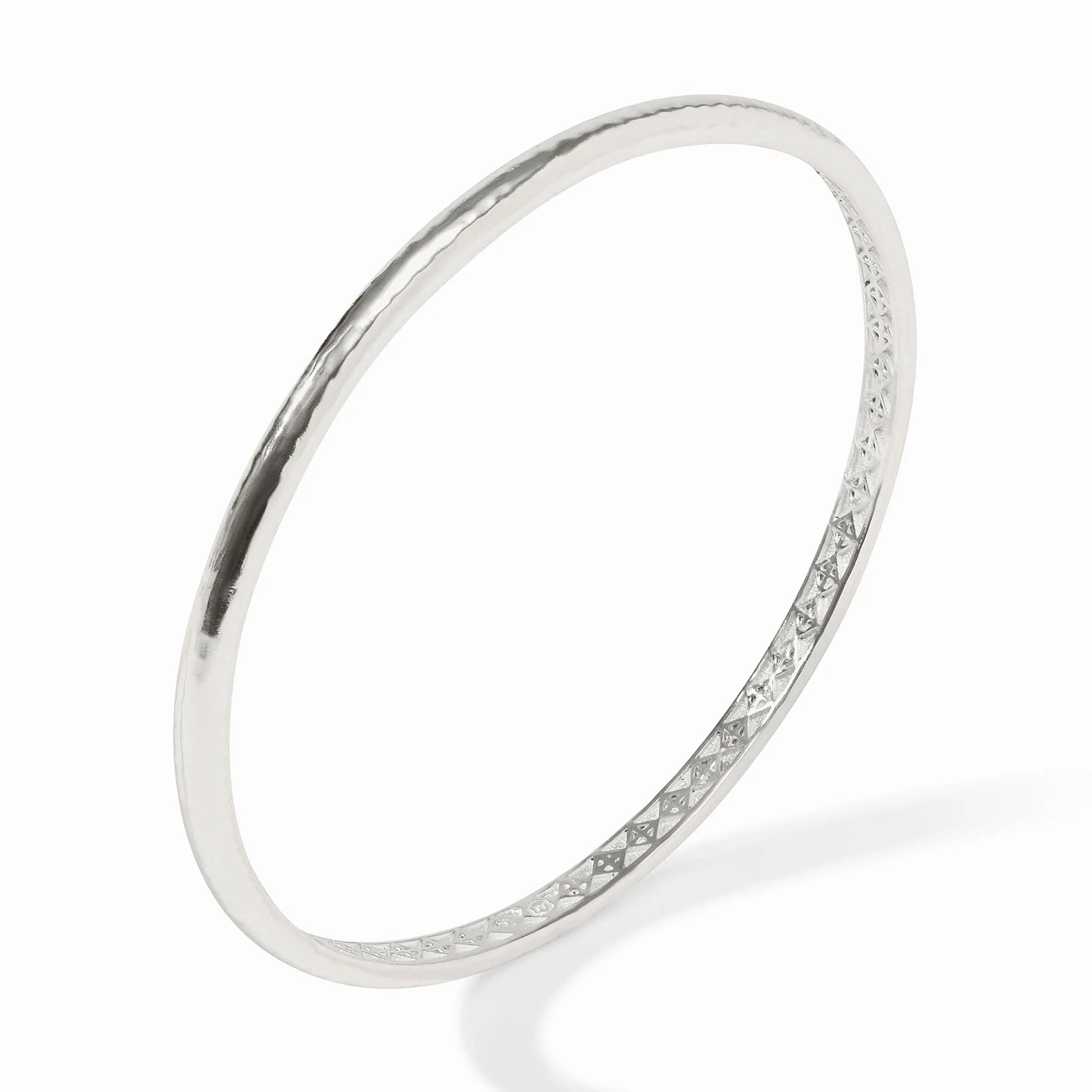 Julie Vos - Havana Demi Bangle - Silver - Small
