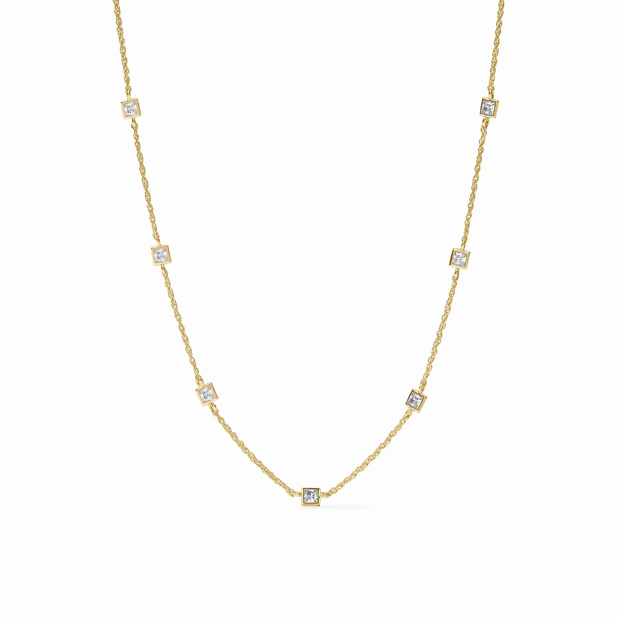 Julie Vos - Jolie Delicate Station Necklace - Gold
