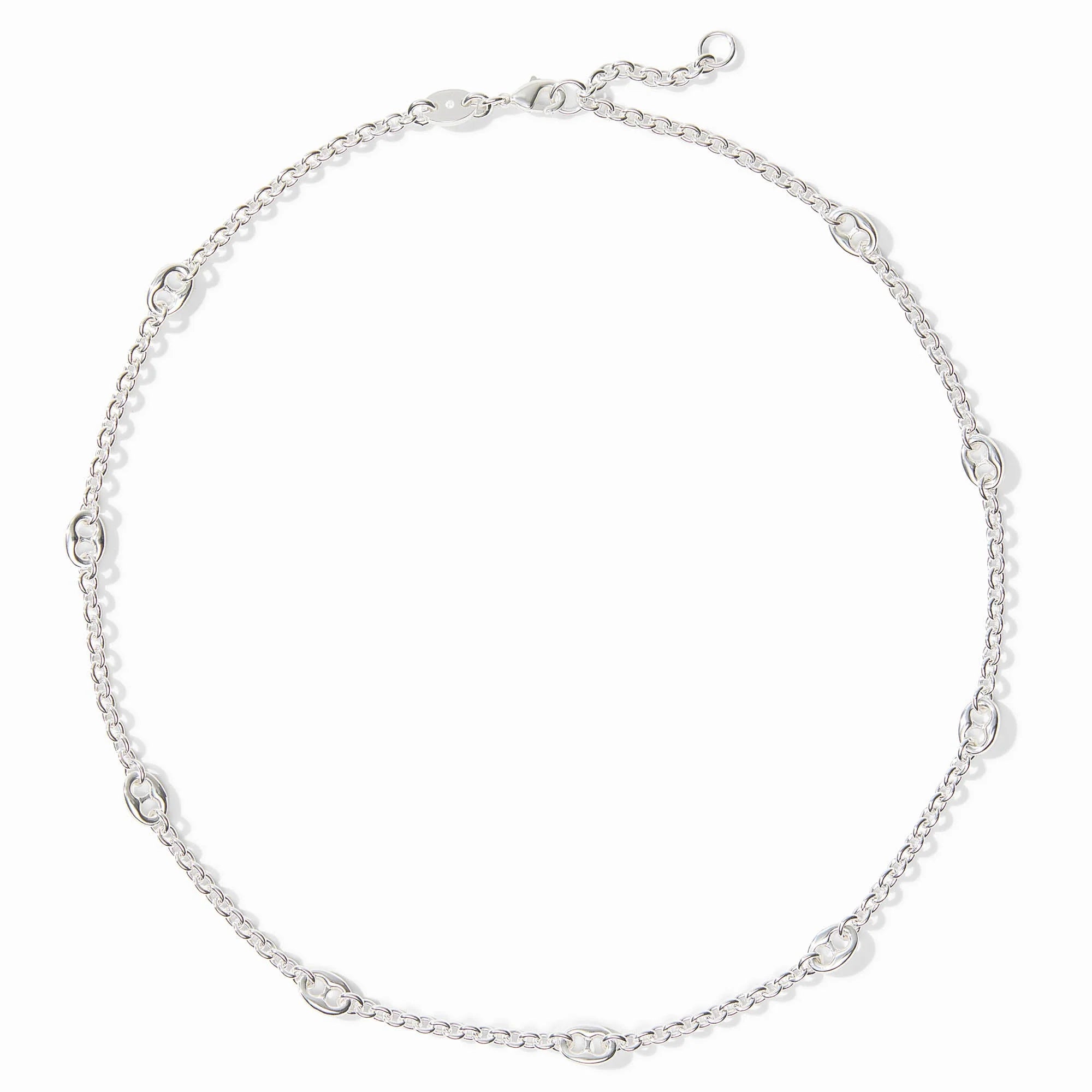 Julie Vos - Laguna Delicate Station Necklace - Silver