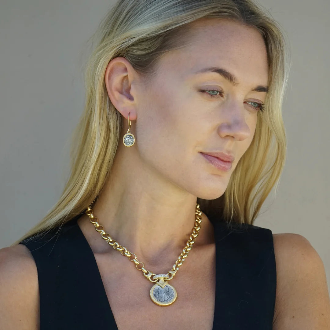 Tat 2 Designs - Gold Vecchio Coin Necklace