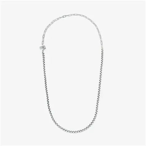 Pura Vida - Men's Rolo Chain Necklace - Silver