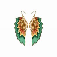 MAGDA Metallic Earrings in Caribbean
