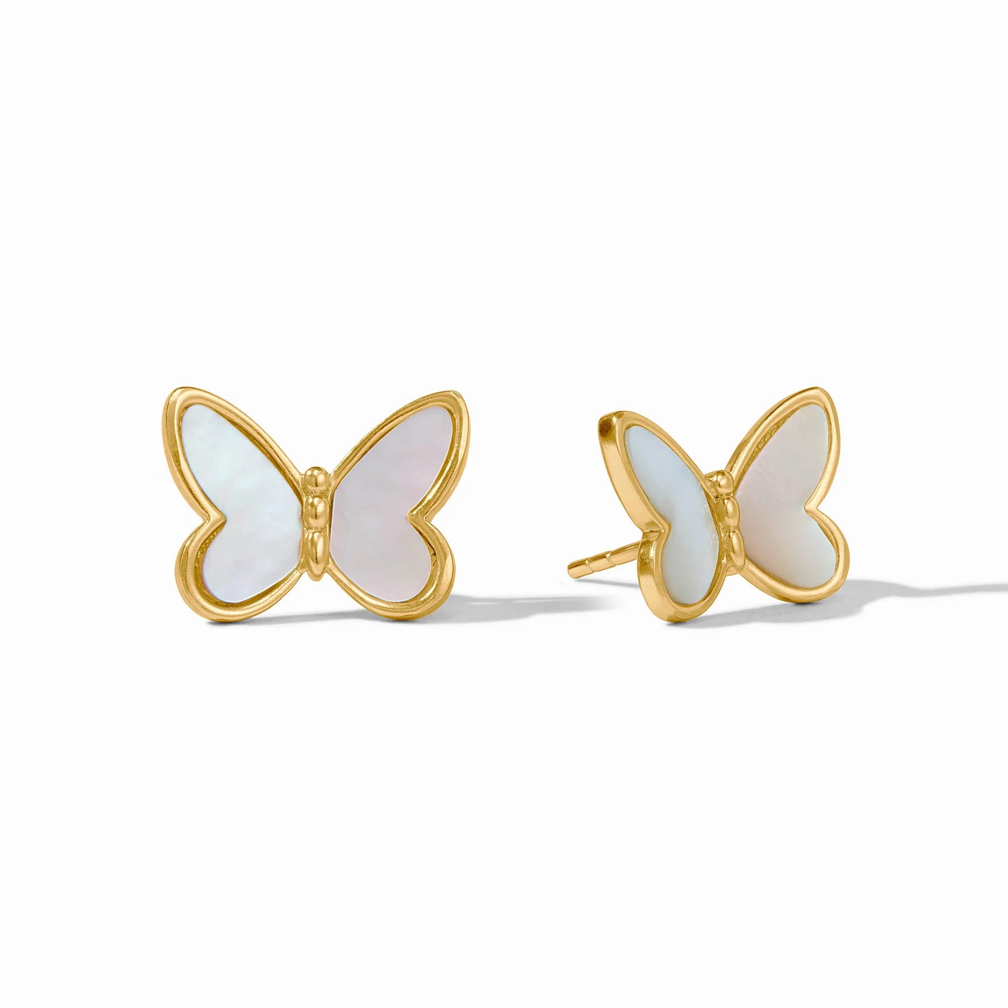 Julie Vos - Papillion Stud Mother of Pearl