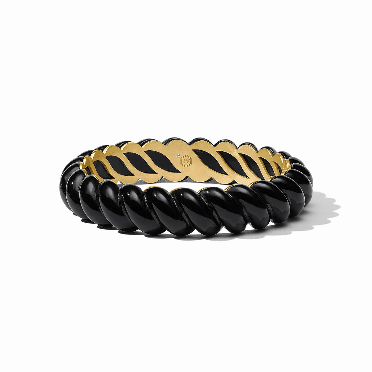Julie Vos - Ravello Statement Bangle - Obsidian Black(M)