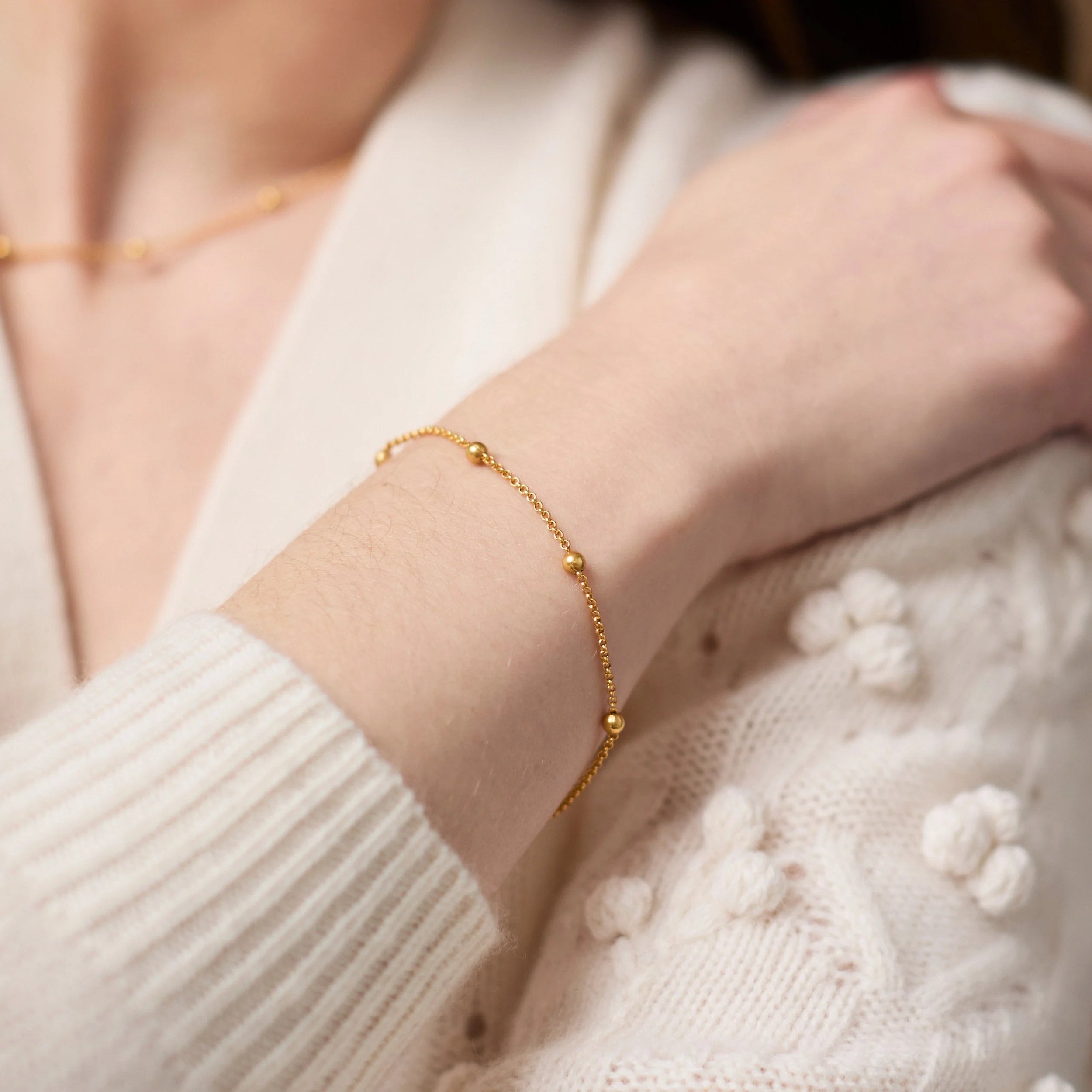 Julie Vos - Solara Delicate Bracelet - Gold