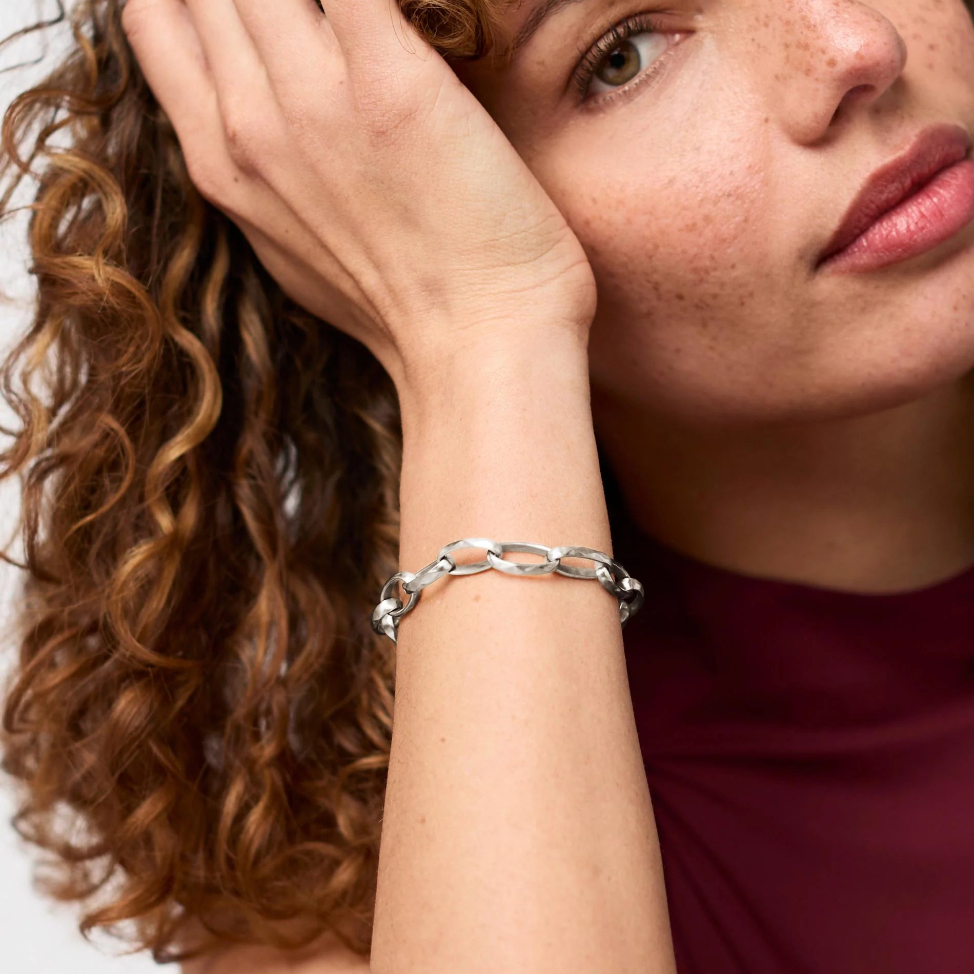 Julie Vos Solara Link Bracelet - Silver