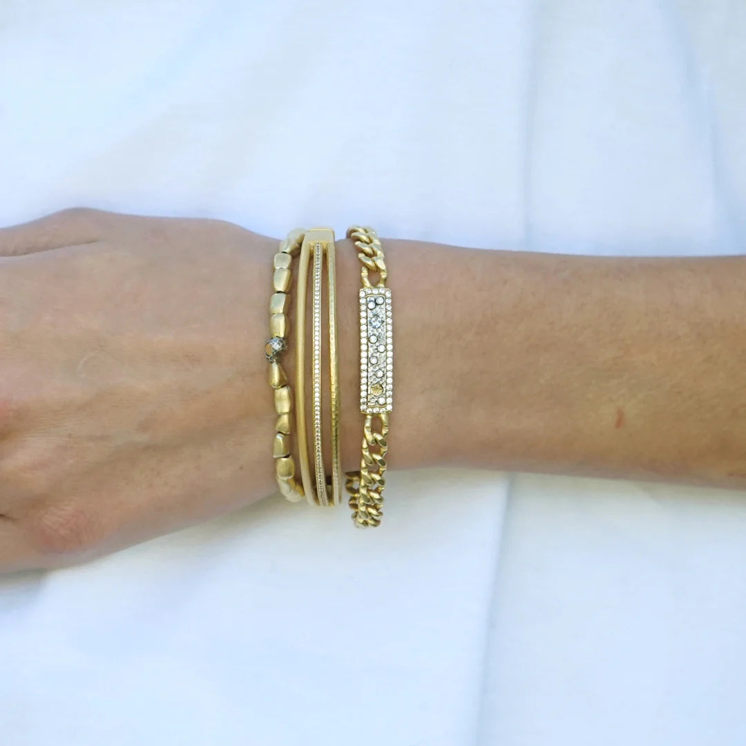 Tat 2 Designs - Gold Soleil ID Bracelet