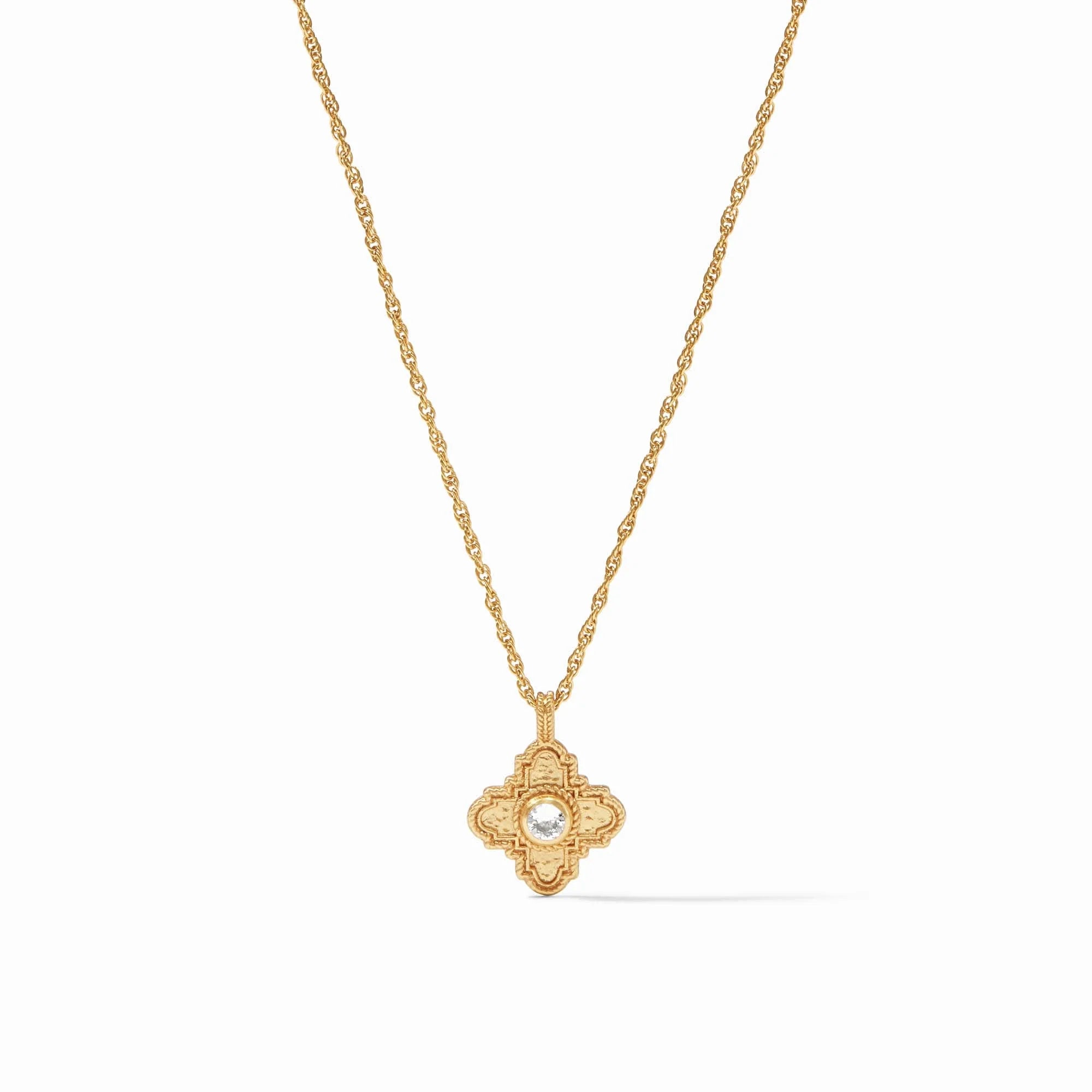 Julie Vos - Theodora Delicate Necklace - Cubic Zirconia